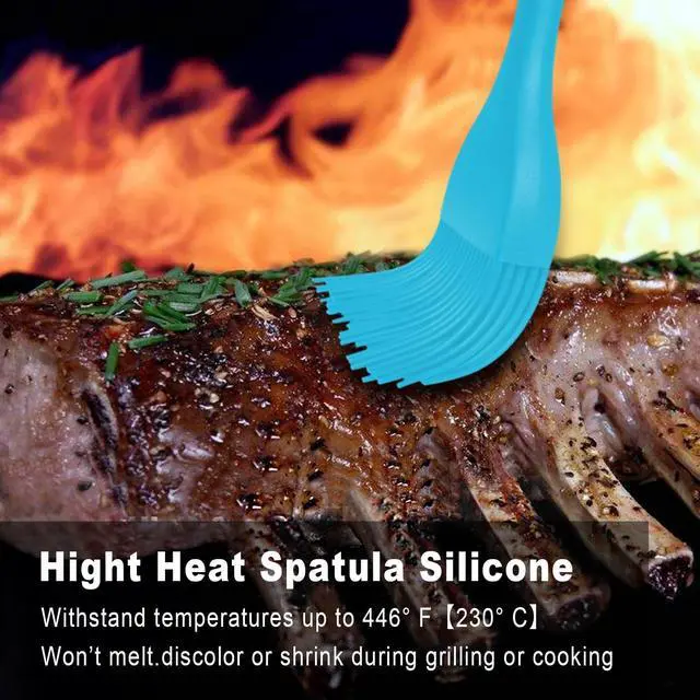 Alt view image 7 of 7 - Silicone Basting Pastry Brush, 600 Heat Resistant Pastry Brush for BBQ Grill Baking Kitchen Cooking, BPA Free and Dishwasher Safe