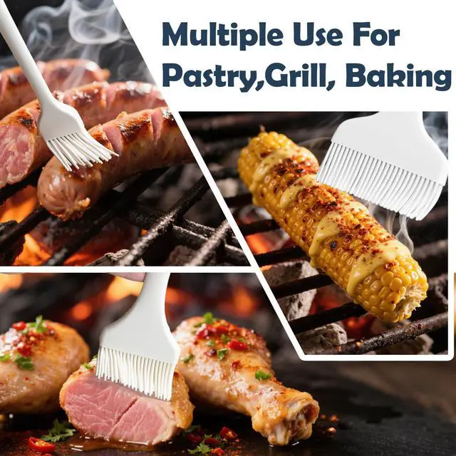 Alt view image 6 of 7 - Meat Brush for Basting,Heat Resistant Silicone