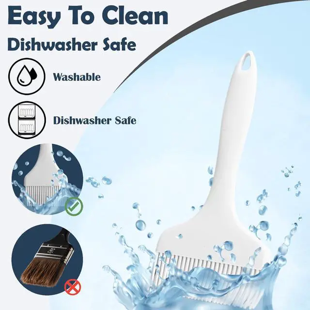 Alt view image 4 of 7 - Meat Brush for Basting,Heat Resistant Silicone