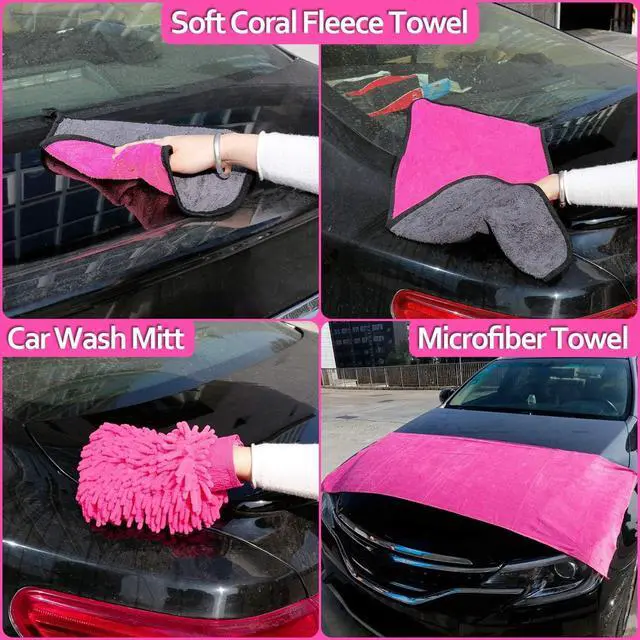 Alt view image 3 of 7 - Car Detailing Kit, Interior Exterior Cleaning Set for Vehicles