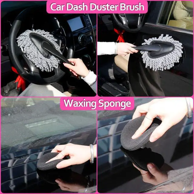 Alt view image 4 of 7 - Car Detailing Kit, Interior Exterior Cleaning Set for Vehicles