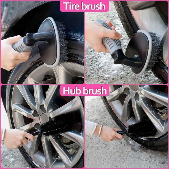 Alt view image 5 of 7 - Car Detailing Kit, Interior Exterior Cleaning Set for Vehicles