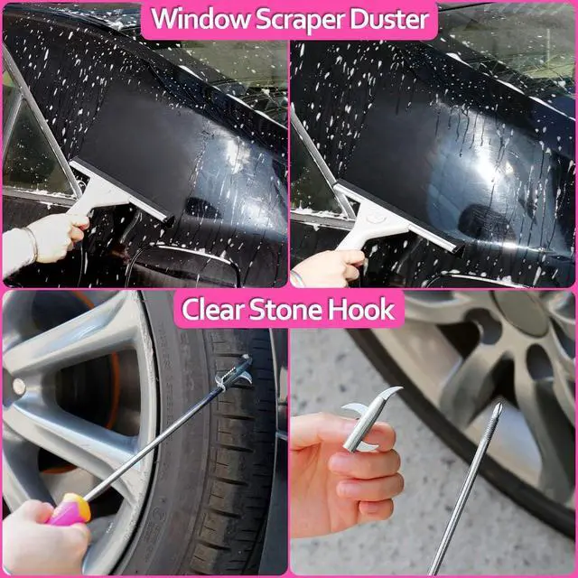 Alt view image 6 of 7 - Car Detailing Kit, Interior Exterior Cleaning Set for Vehicles