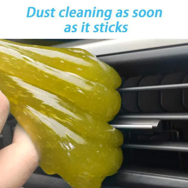Alt view image 5 of 7 - Cleaning Gel for Car, Universal Detailing Putty Gel Detail Tools Car Interior Cleaner, Removal Putty Cleaning Keyboard Cleaner for Car Vents, PC, Laptops, Cameras (Yellow)