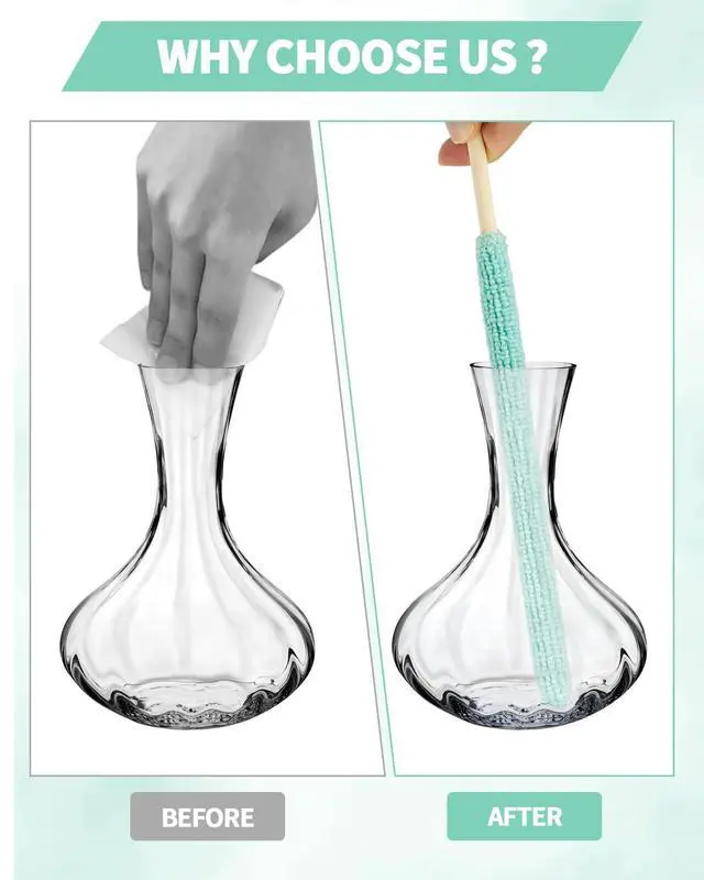 Alt view image 3 of 7 - 11 PCS Microfiber Detail Duster Sticks, Mini Duster Crevice Cleaning Tool for Car Air Vents, Blinds, Fans, Windows, Small Spaces, Gap Dust Cleaner