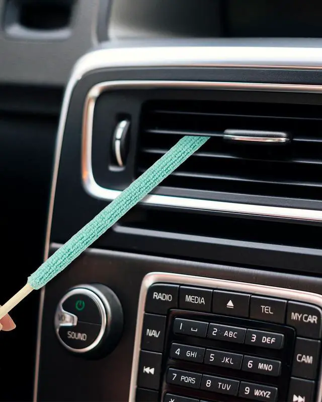 Alt view image 6 of 7 - 11 PCS Microfiber Detail Duster Sticks, Mini Duster Crevice Cleaning Tool for Car Air Vents, Blinds, Fans, Windows, Small Spaces, Gap Dust Cleaner