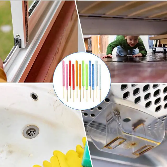 Alt view image 5 of 7 - 12 Pcs Microfiber Detail Duster Sticks Fan Cleaning Brush Crevice Cleaning Tool AC Vent Cleaner Mini Split Cleaning Kit Fan Blade Cleaner Dusters for Cleaning Home Car Window Blind(Multicolors)