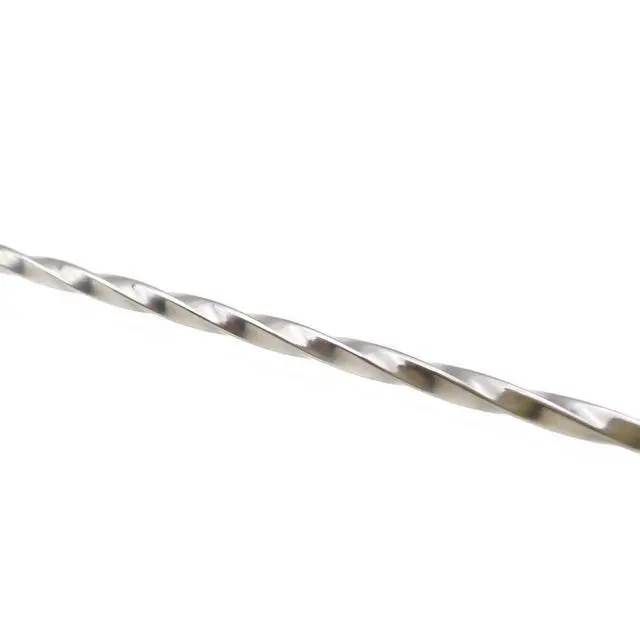 Alt view image 3 of 5 - 15.7 Extra Long Cocktail Mixing Spoon Set Food-Grade 18/8 Stainless Steel Stirrer Spiral Pattern Bar Cocktail Shaker Spoon for Ice Cream Smoothies Malts Milkshakes Juice Coffee Tea Drink - Set of 2