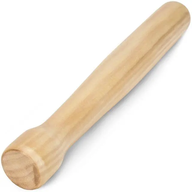 Alt view image 2 of 7 - 8 Wooden Cocktail Muddler - Wood Bar Supplies & Accessories for Herb & Fruit Mixing, Drinks, Restaurants, Home Kitchens, Shaker Sets & Cocktail Kits