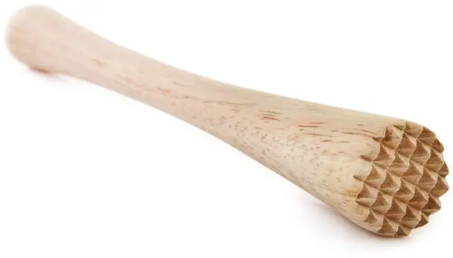 Alt view image 6 of 7 - Smash Wooden Muddler for Cocktails with Ergonomic Contoured Handle, Durable Cocktail Muddlers, Herbs and Fruit Crushers, Home Bar Accessories, 9.75", Set of 1