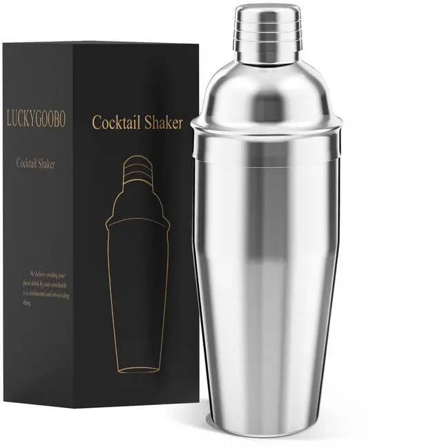 Main image of Cocktail Shaker,24 oz Martini Shaker,Drink Shaker Built-in Strainer,Professional Stainless Steel Margarita Mixer,Bartender Kit Gifts.