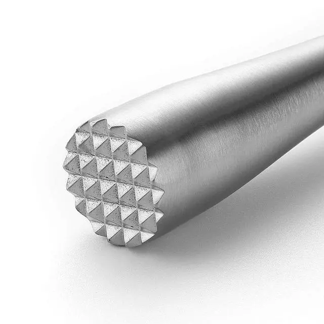 Alt view image 6 of 7 - 10" 255MM Stainless Steel Sturdy Cocktail Muddler, Professional Well Made Dishwasher Safe Muddler Bar Tool