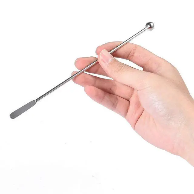 Alt view image 4 of 7 - 20 pcs Stainless Steel Coffee Beverage Stir Sticks Cocktail Stirrers Drink Swizzle Stick 7.4" Swizzle Stick Picks Tools