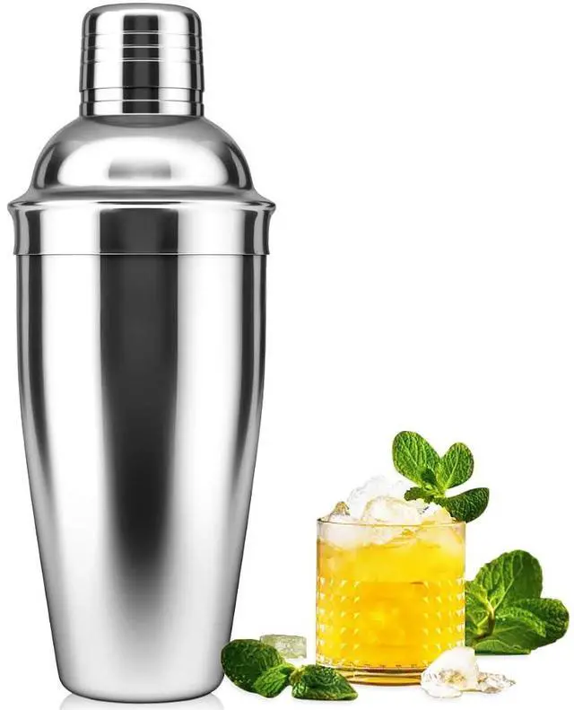 Main image of Cocktail Shaker,24oz Drink Mixer with Built-in Strainer for Mixing Drinks Margaritas,Beginner Friendly Stainless Steel Mixer Bar Utensil Tool