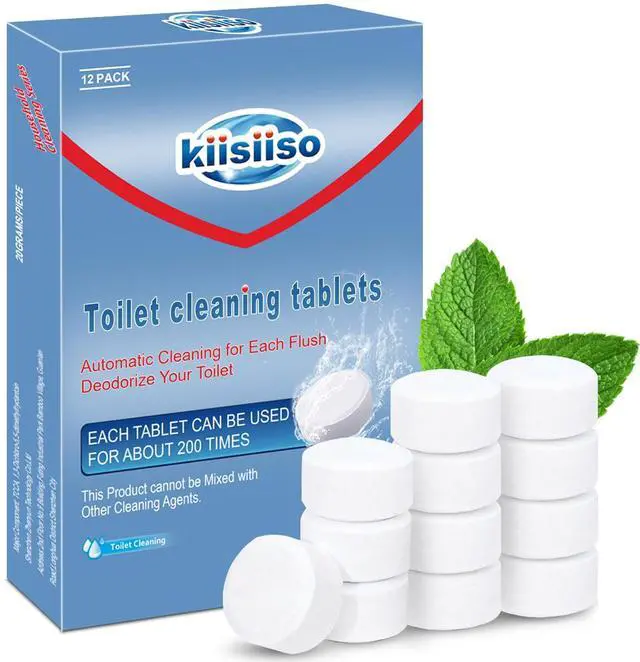 Main image of Toilet Bowl Cleaners Tablets(12 Pack), Household Lime Rust Removers, Automatic Toilet Tank Cleaner, with Sustained Release Technology for Bathroom Cleaners