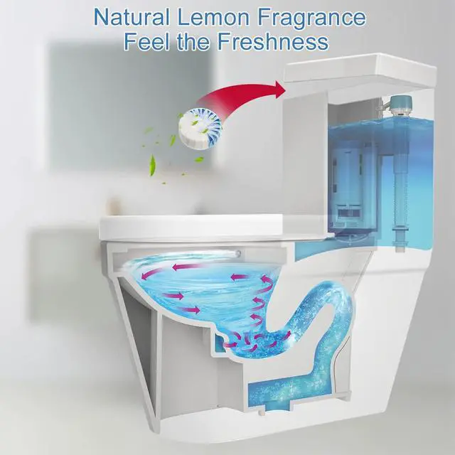 Alt view image 5 of 7 - Toilet Bowl Cleaner Tablets, 12 PACK Commercial Household Bathroom Cleaners, Automatic Toilet Tank Cleaners Deodorizers