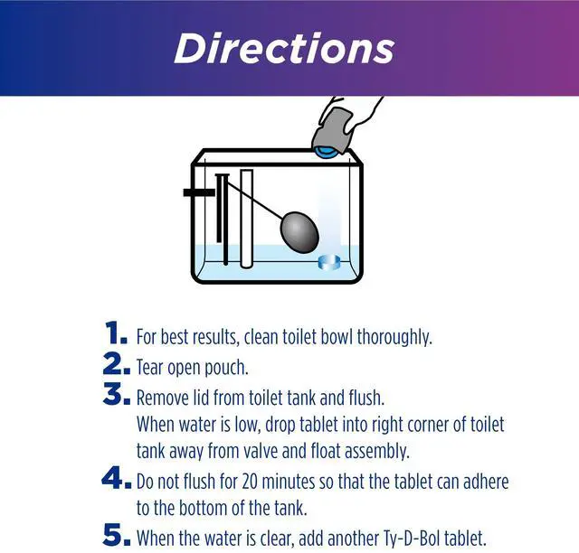 Alt view image 4 of 7 - Bleach-Free Toilet Bowl Cleaner Tablets, Lavender & Blue, 10 Pack