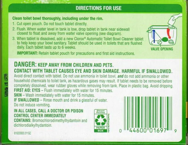 Alt view image 2 of 2 - Automatic Toilet Bowl Cleaner Tablets (2-Pack)