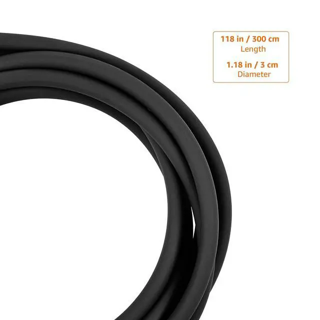 Alt view image 4 of 4 - Jump Rope for Exercise, Cardio and High-Intensity Training, Lightweight with Ball-Bearing Handles, 118 Inches, Black