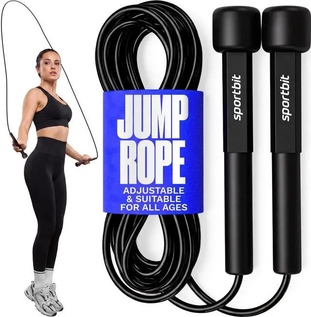 Main image of Adjustable Jump Rope for Fitness and Exercise Skipping Rope for Cardio, Boxing, and Weight Loss Speed Rope perfect for Men & Women