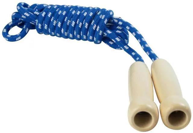 Alt view image 2 of 7 - 8.8 Feet Jump Rope for Women Men Kids Wooden Handle Jumping Ropes
