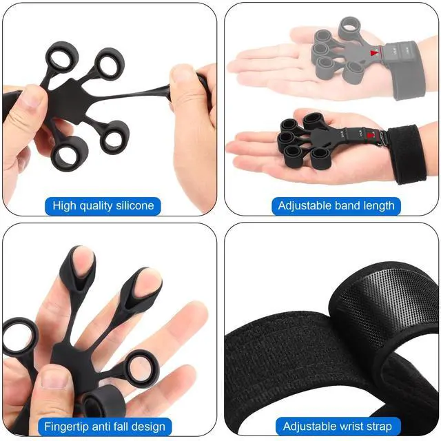 Alt view image 5 of 7 - Grip Strength Trainer - Double-Sided Finger Exerciser and Hand Strengthener for Hand Therapy, Rock Climbing - Relieve Pain for Arthritis, Carpal Tunnel