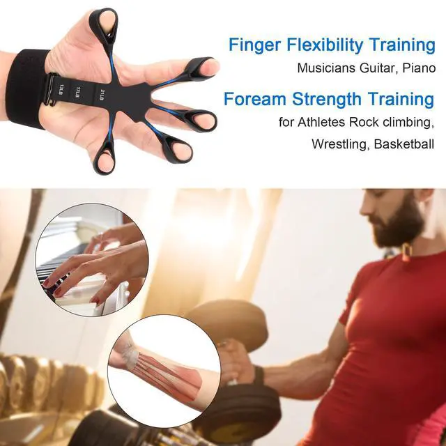 Alt view image 7 of 7 - Grip Strength Trainer - Double-Sided Finger Exerciser and Hand Strengthener for Hand Therapy, Rock Climbing - Relieve Pain for Arthritis, Carpal Tunnel