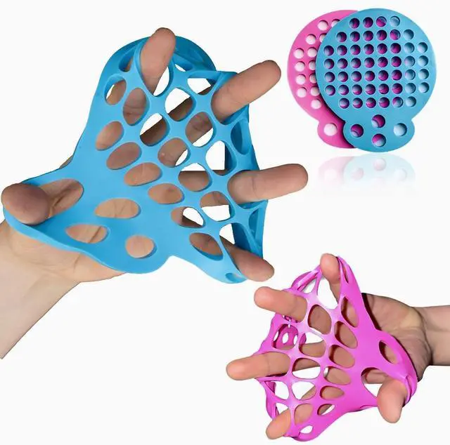 Main image of Finger Stretcher Hand Therapy Equipment (2-Pack) Finger Extension Exerciser for Grip Strength and Physical Therapy | Hand Exercise Web with Various Resistance Levels