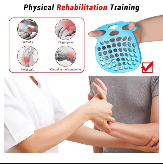 Alt view image 6 of 7 - Finger Stretcher Hand Therapy Equipment (2-Pack) Finger Extension Exerciser for Grip Strength and Physical Therapy | Hand Exercise Web with Various Resistance Levels