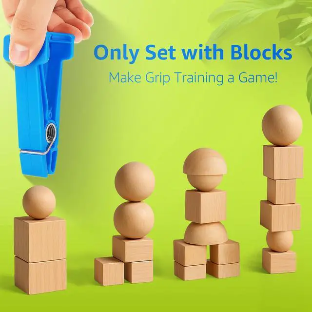Alt view image 4 of 6 - Finger Exerciser Set 5 Resistance Clips for Hand Therapy, Grip Strength & Dexterity Ideal Finger Strengthener for Rehab, Stroke Recovery, Arthritis, Seniors & Athletes