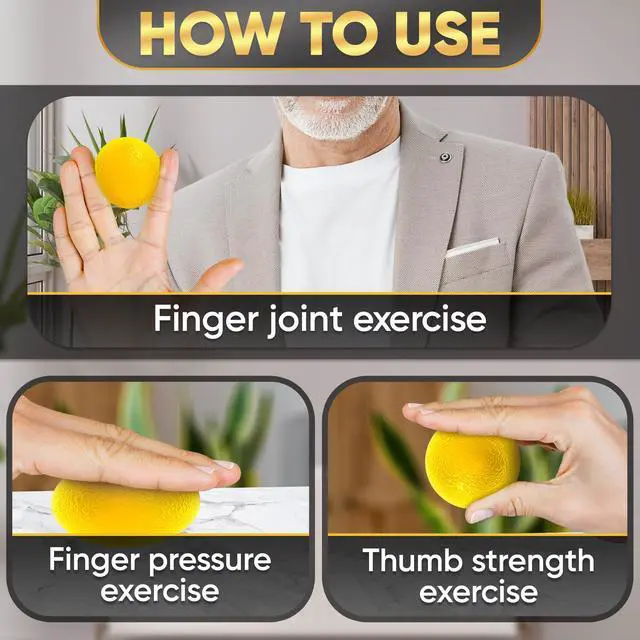 Alt view image 5 of 7 - 4 Pcs Squeeze Balls for Hand Therapy - 4 Resistance Levels Hand Exercise Balls for Arthritis, Pleasant to Touch & Lightweight - Physical Therapy Ball for Recovery, Stress Relief, Grip Strength, Focus