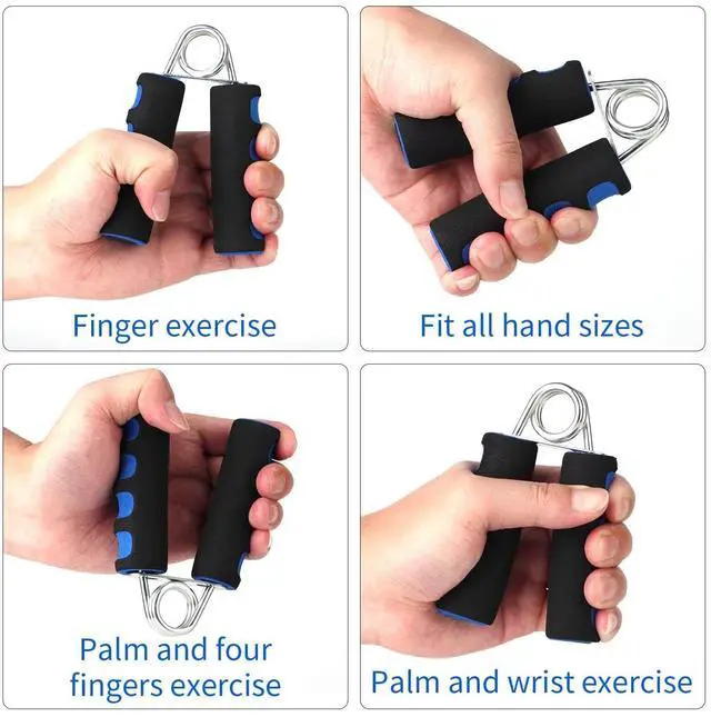 Alt view image 3 of 4 - 2 Pcs Soft Foam Hand ExerciserStrengthen Hand Grip Exerciser for Quickly Increasing Wrist Forearm and Finger Strength