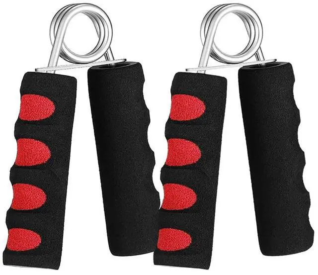 Main image of BOOMIBOO Hand Grip Strengthener, Hand Soft Foam Manual Exerciser, Rapid Increase of Wrist, Forearm and Finger Strength Exercise Equipment, 2 Pack