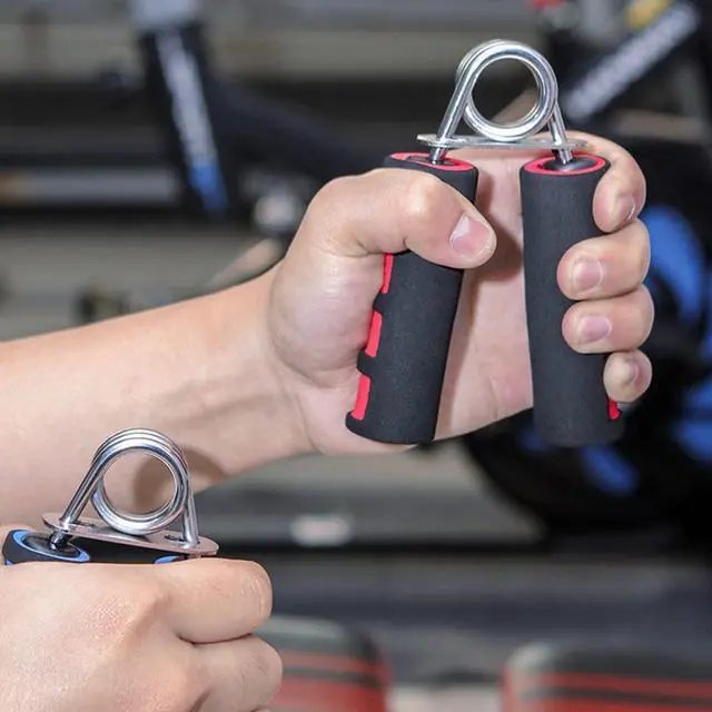 Alt view image 6 of 7 - BOOMIBOO Hand Grip Strengthener, Hand Soft Foam Manual Exerciser, Rapid Increase of Wrist, Forearm and Finger Strength Exercise Equipment, 2 Pack