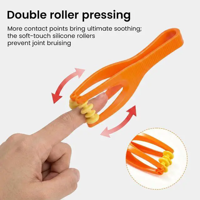 Alt view image 4 of 7 - Finger Massager Roller for Arthritis-3 Pcs Hand Massager Roller for Arthritis and Carpal Tunnel,3 Pcs Acupressure Ring for Hands, Palm & Wrist & Thumb Massager