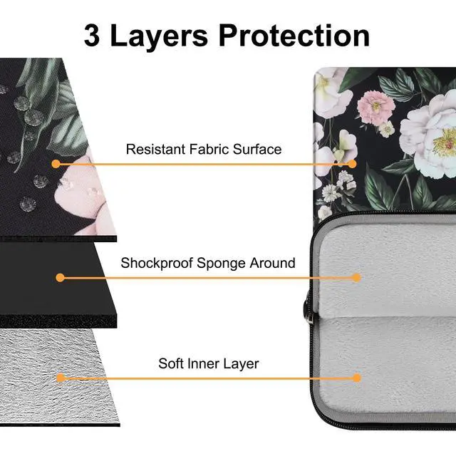 Alt view image 5 of 7 - Laptop Bag for Women, 15.6 inch Computer Bags