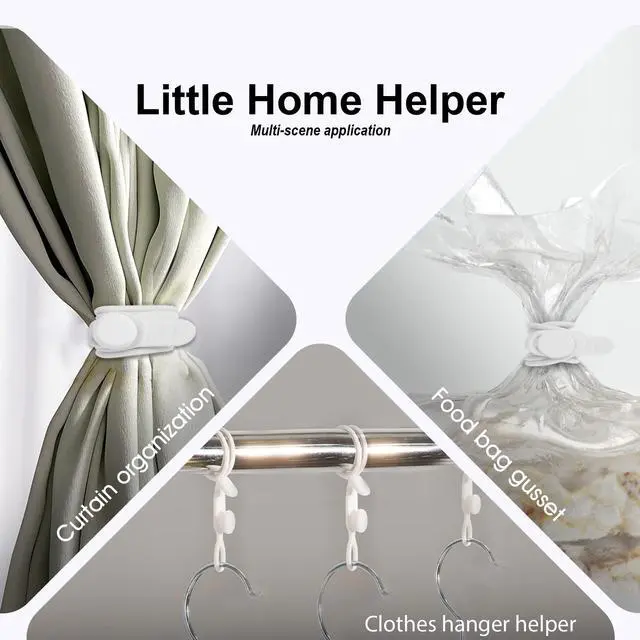 Alt view image 6 of 6 - Silicone Cable Ties, Cord Organizer Cable Management(16Pcs-White)