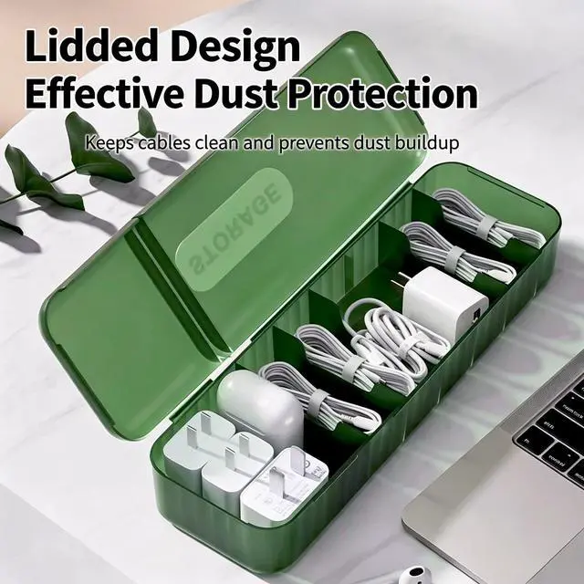 Alt view image 3 of 6 - 3 Pack Charger Cord Storage,Multipurpose Cable Organizer Bags, Fits Home Office Charger Organizers, Power Cord Organizer.