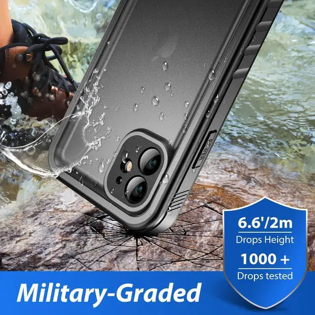 Alt view image 3 of 6 - for iPhone 11 Waterproof Case, Black