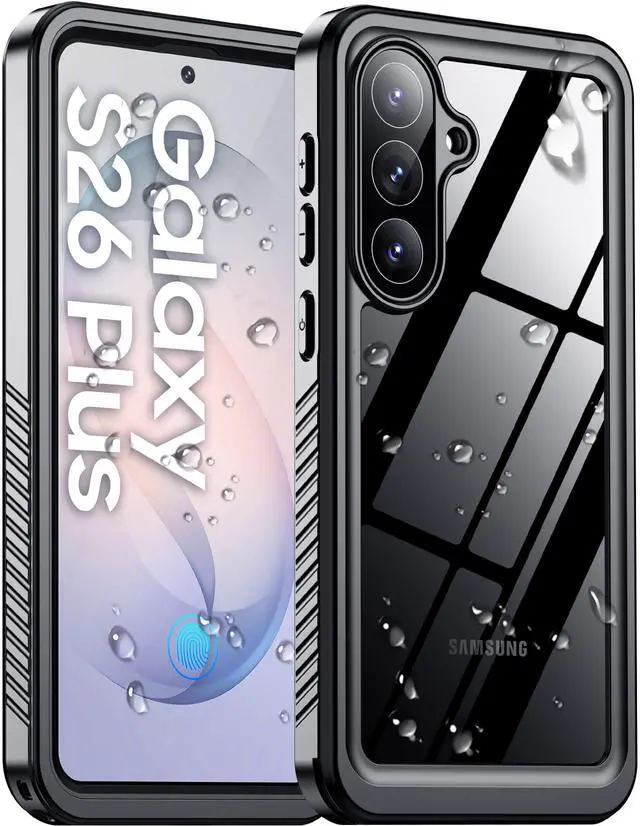 Main image of Designed for Samsung Galaxy S26 Plus Case Waterproof, Built-in Lens & Screen Protector Military Shockproof Dropproof IP68 Underwater Full Body Phone Case for Samsung Galaxy S26 Plus 6.7"-Black