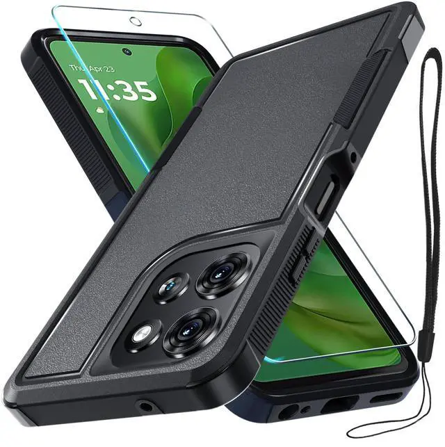 Main image of for Moto G Power 5G 2025 Case,Full Body Heavy Duty Cover,Black Matte