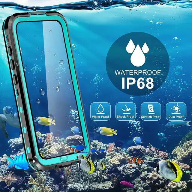 Alt view image 4 of 7 - for iPhone 17e/iPhone 16e Case Waterproof with MagSafe Snowproof,Dustproof and Shockproof,IP68 Certified Real 360 Full Body Protection Fully Sealed Underwater Cover for iPhone 17e/16e 6.1"_Blue
