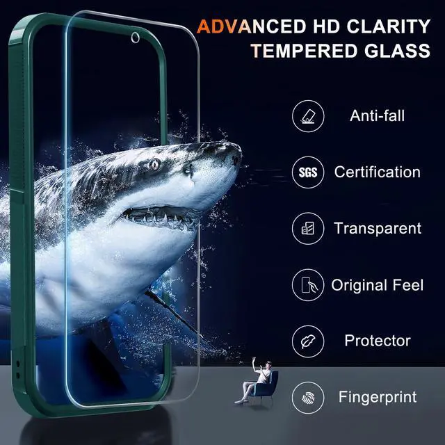 Alt view image 5 of 7 - for Google Pixel 10 & Pixel10 Pro Case with Lanyard Strap,Dark Green