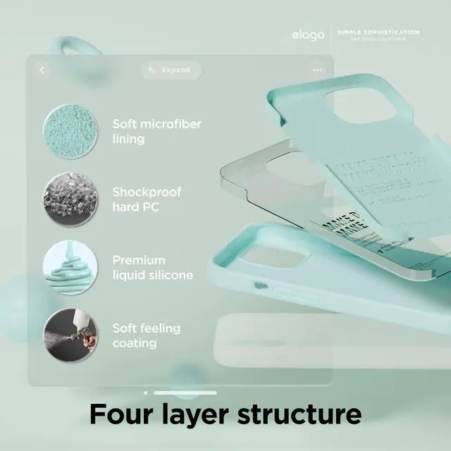 Alt view image 4 of 6 - Premium Liquid Silicone Case for iPhone 15