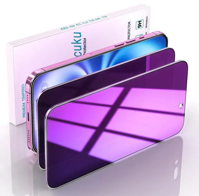 Main image of 2 Pack Gradient Colorful Privacy Screen Protector for iPhone 16 Pro
