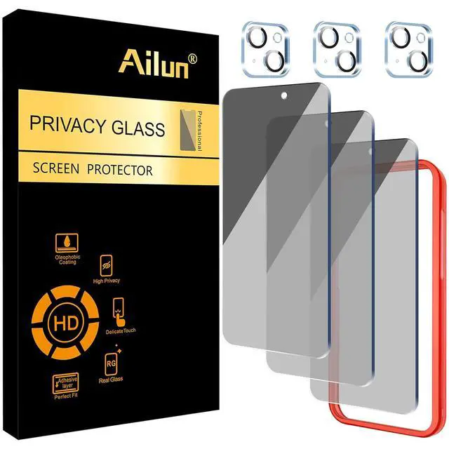 Main image of Privacy Screen Protector+Camera Lens Protector for iPhone 15