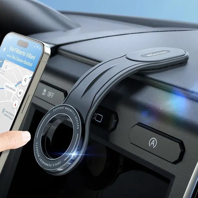 Main image of MagSafe Car Mount Detachable, Bendable Magnetic Phone Holder for Car