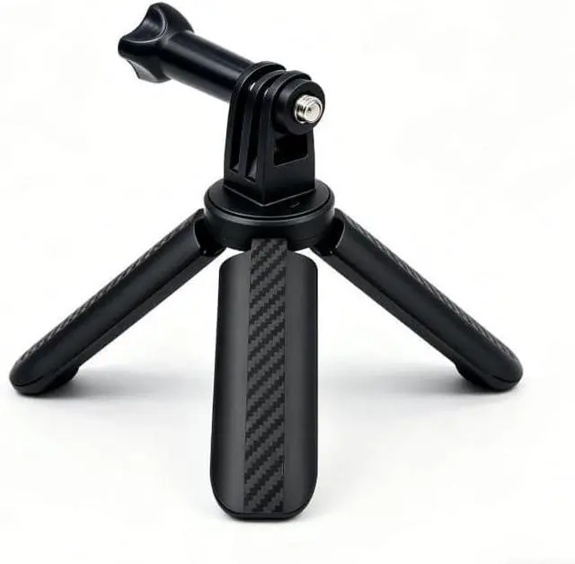Main image of Lightweight Mini Tripod, Portable Desktop Stand for Camera, Universal 1/4" Screw Compatible with Mirrorless, Webcam, Ring Light Perfect for Vlogging, Live Streaming, Video Calls, Travel