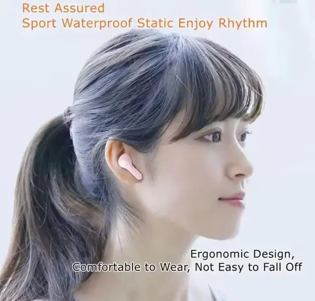 Alt view image 5 of 5 - Air 31 TWS Wireless Earbuds Low Latency Earphones with Deep Bass, Type-C Fast Charging, Bluetooth 5.3, & HD Mic for Calls
