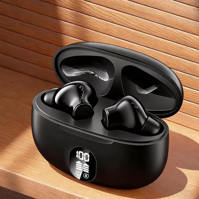 Alt view image 7 of 7 - Wireless Earbuds, Bluetooth 5.3 Headphones, Ear Buds, in Ear Earbuds with Noise Cancelling Mic, 45H Playing Time, LED Display, IP7 Waterproof, Earphones for Phone Android/iOS Sports